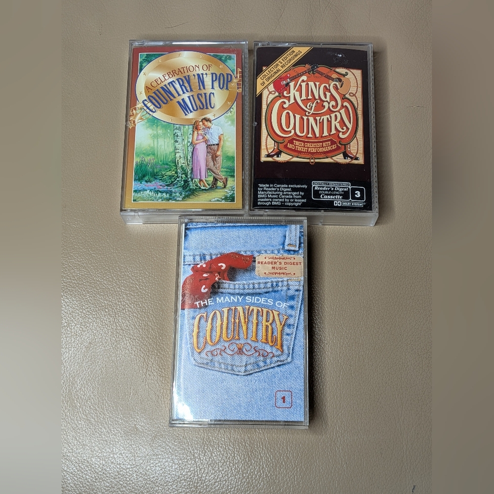 Vintage Reader's Digest Country Music Cassette Tape Collection